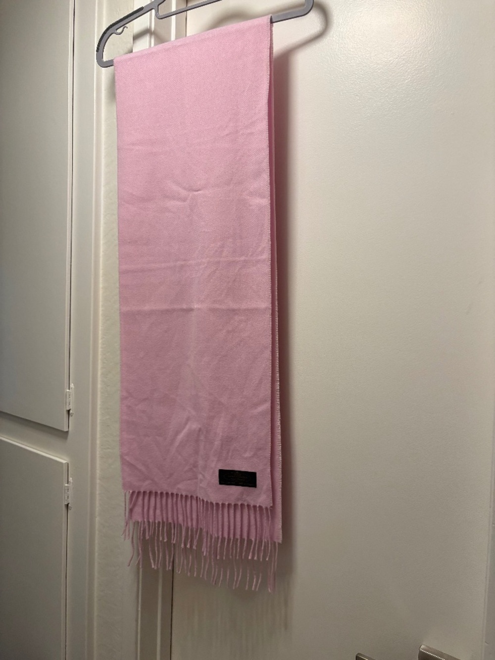 100% cashmere scarf - light pink